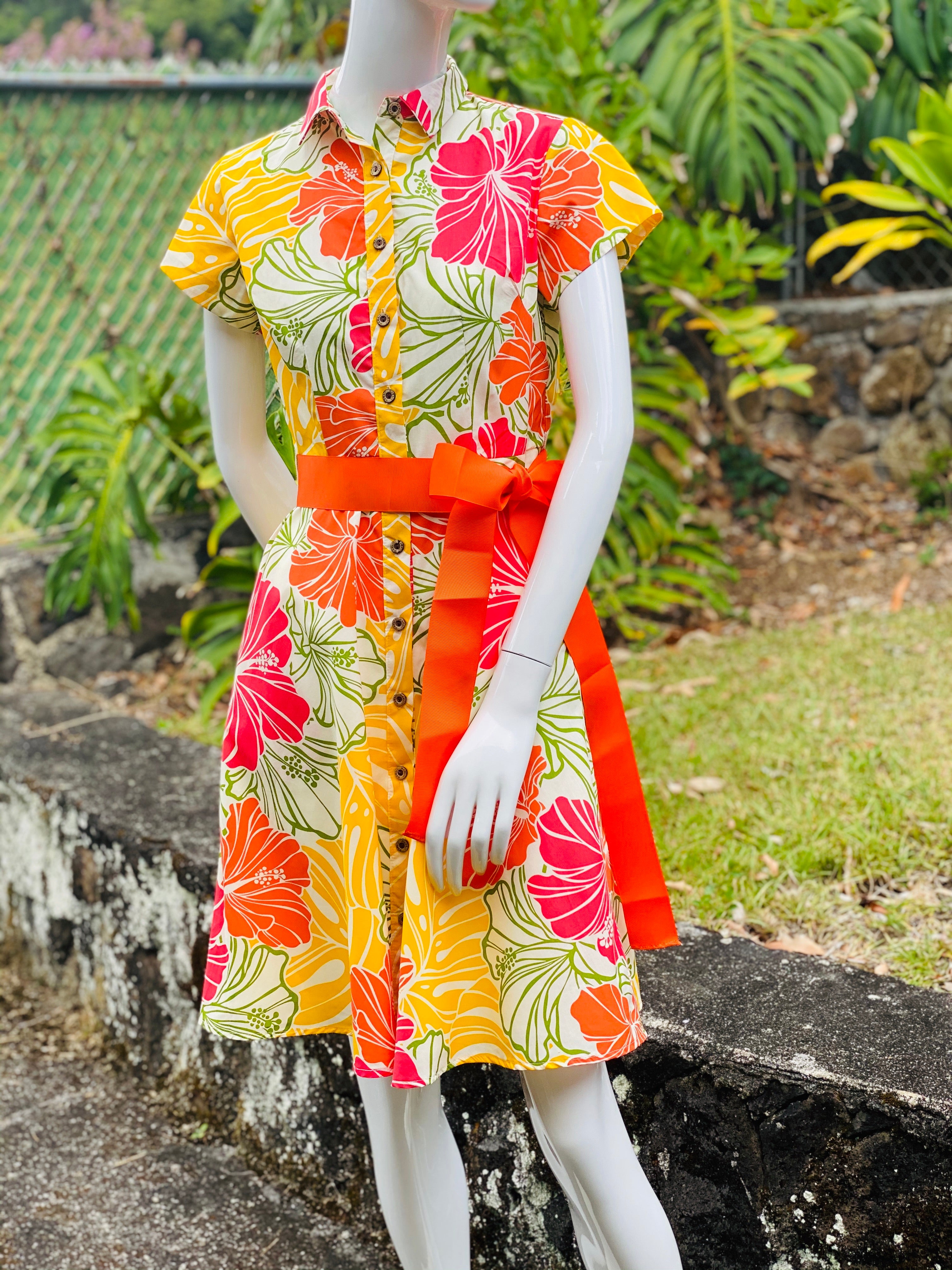 hawaiian shirt dress
